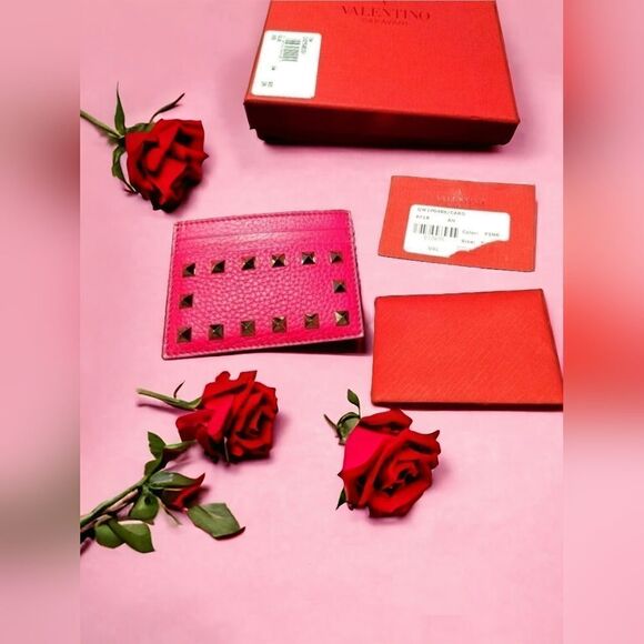 Valentino Garavani Handbags - Authentic Valentino Rockstud Card Case Wallet - NWT!